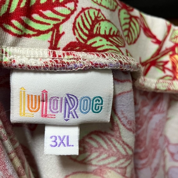 NWOT Floral Skirt with Red and Pink Roses - Picture 2 of 3